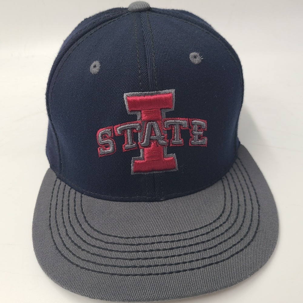 Iowa State Cyclones Hat Fitted One Size Black Gray NCAA Top of the World 86 Men